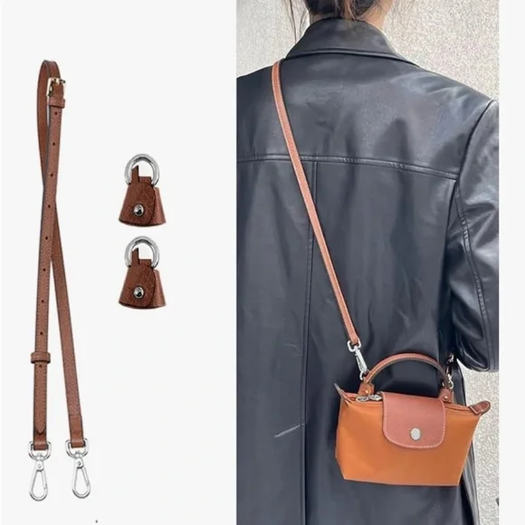 Longchamp Le Pliage Mini Pouch Crossbody Long Strap Conversion Kit - Picture 5 of 8